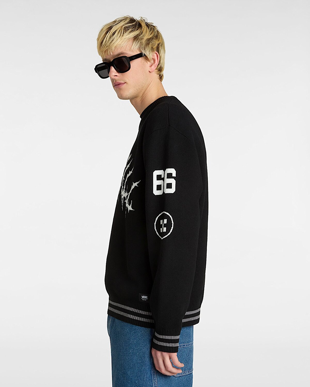 METAL ARCH CREW SWEATER