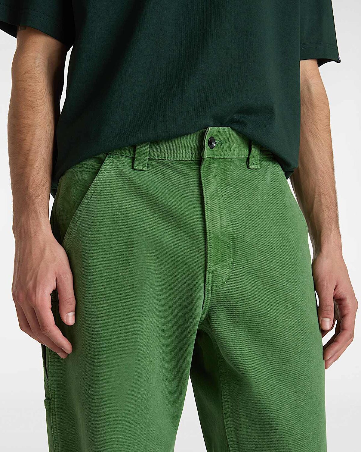 DRILL CHORE CARPENTER LOOSE DENIM PANTOLON