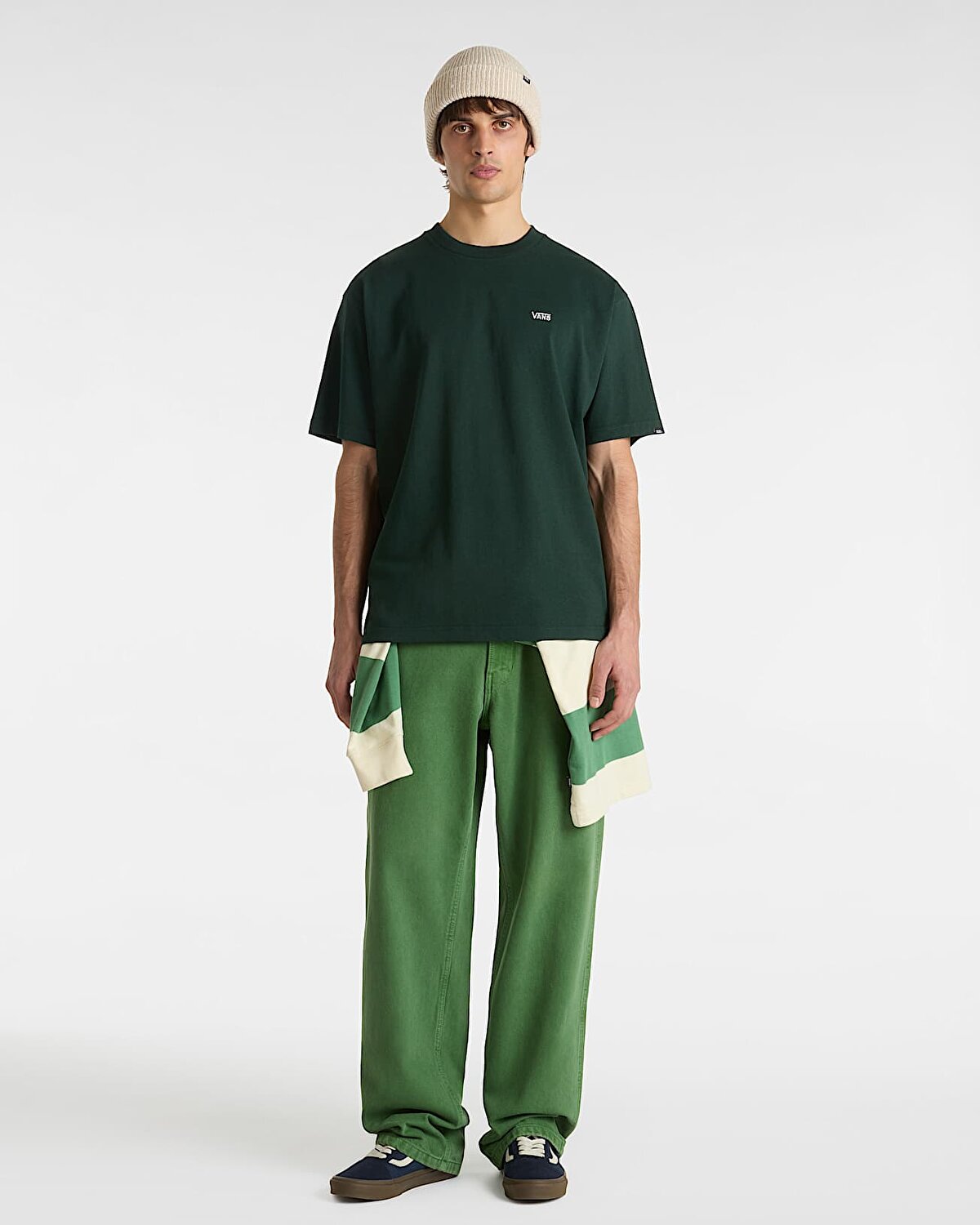 DRILL CHORE CARPENTER LOOSE DENIM PANTOLON