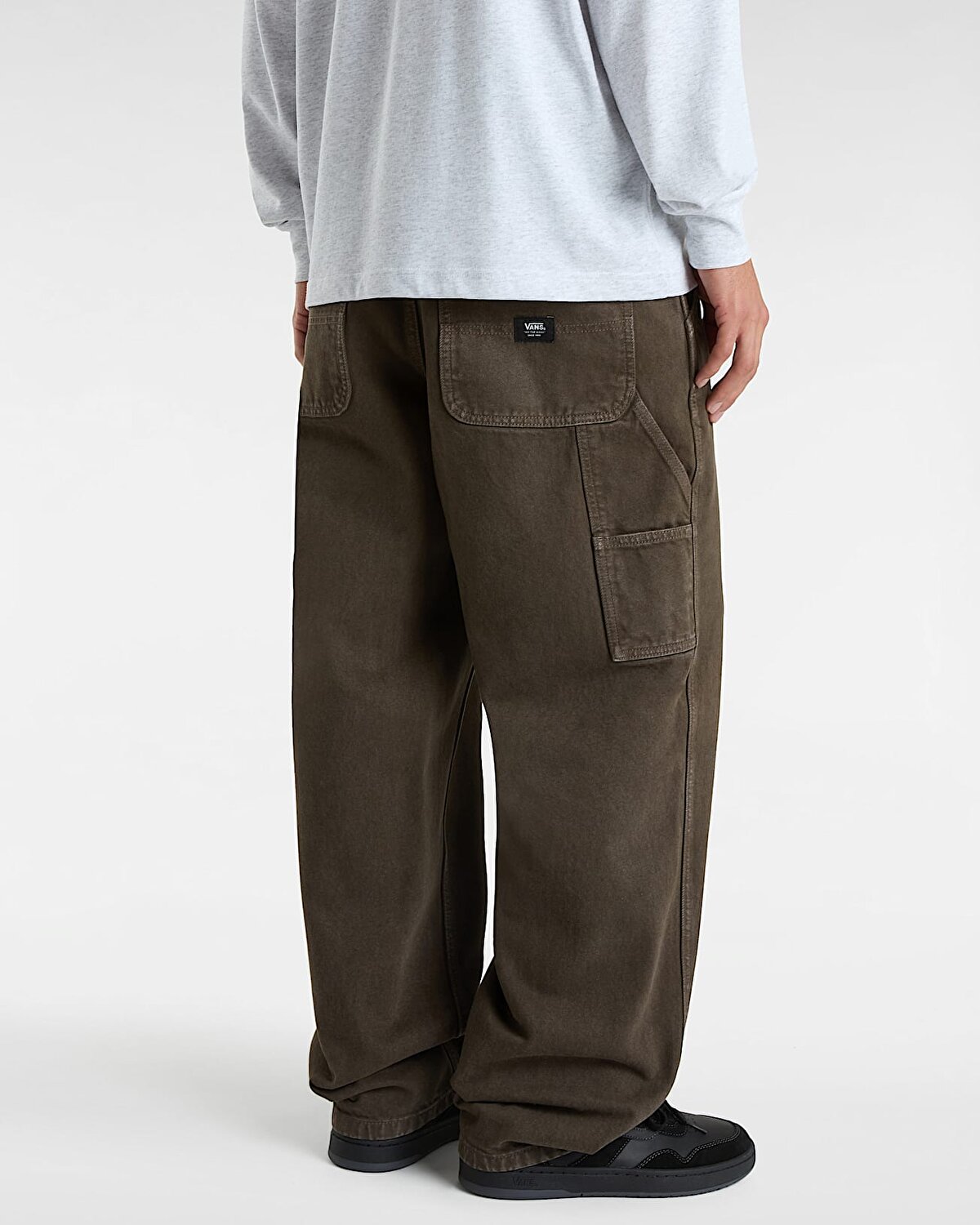 DRILL CHORE CARPENTER LOOSE DENIM PANTOLON