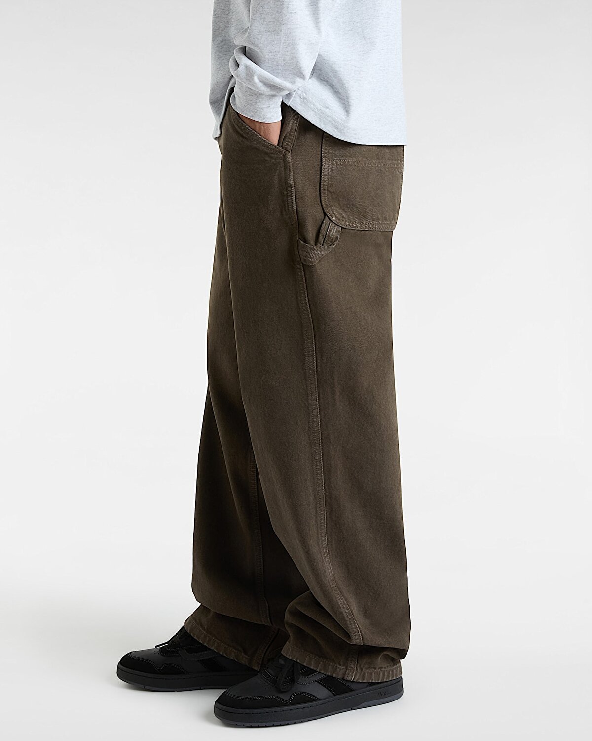 DRILL CHORE CARPENTER LOOSE DENIM PANTOLON