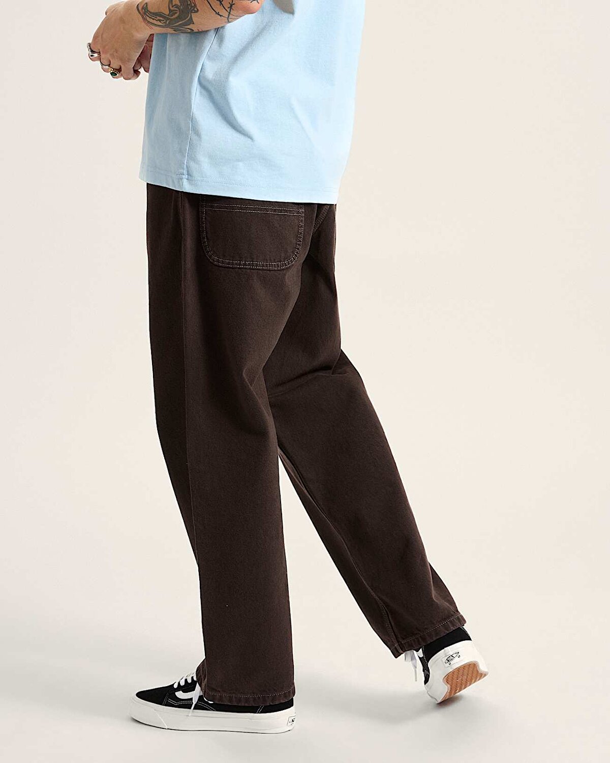 SKATE CHECK-5 LOOSE DENIM PANTOLON