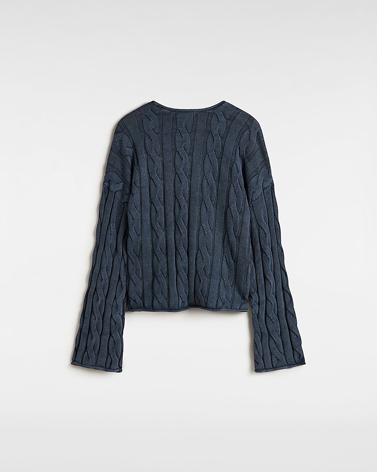 MILA CABLE KNIT CROP KAZAK