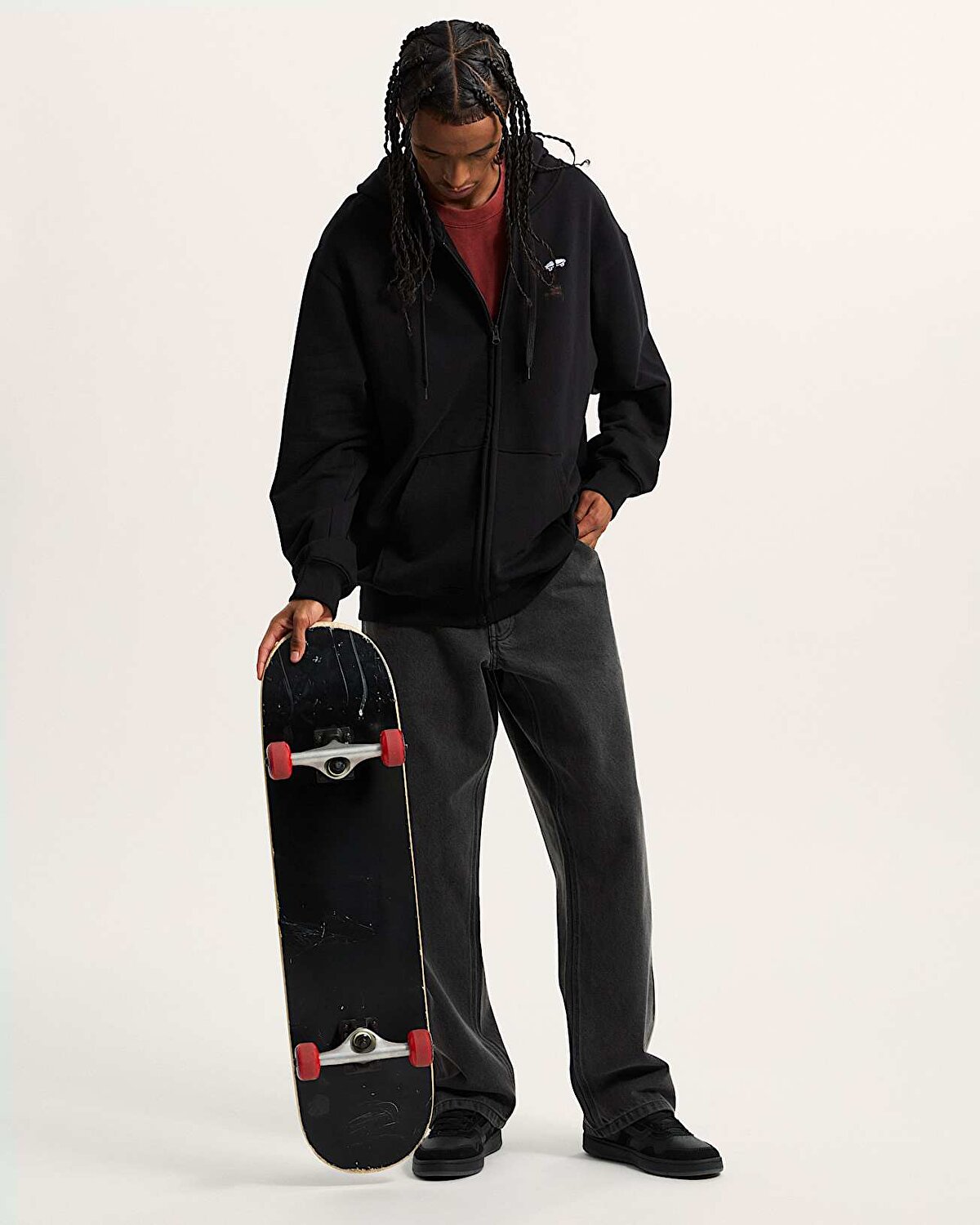 SALTON LOOSE FT FERMUARLI KAPÜŞONLU ÜST