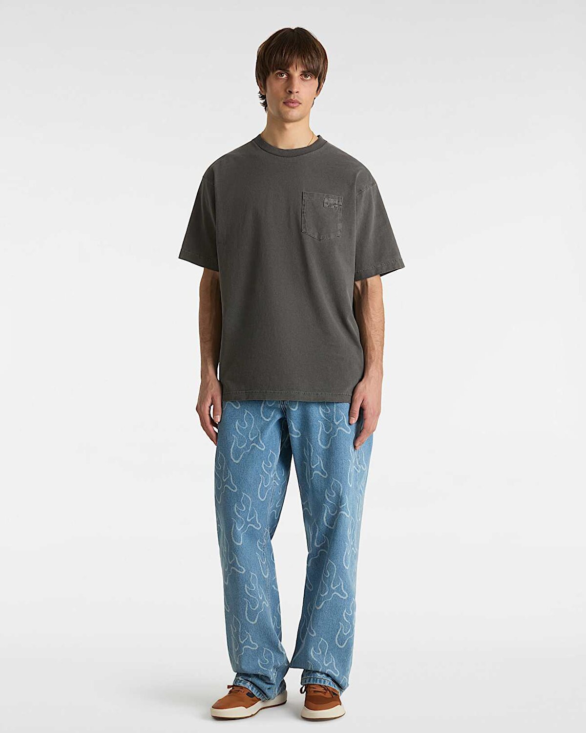 CHECK-5 BLAZE LOOSE DENIM PANTOLON