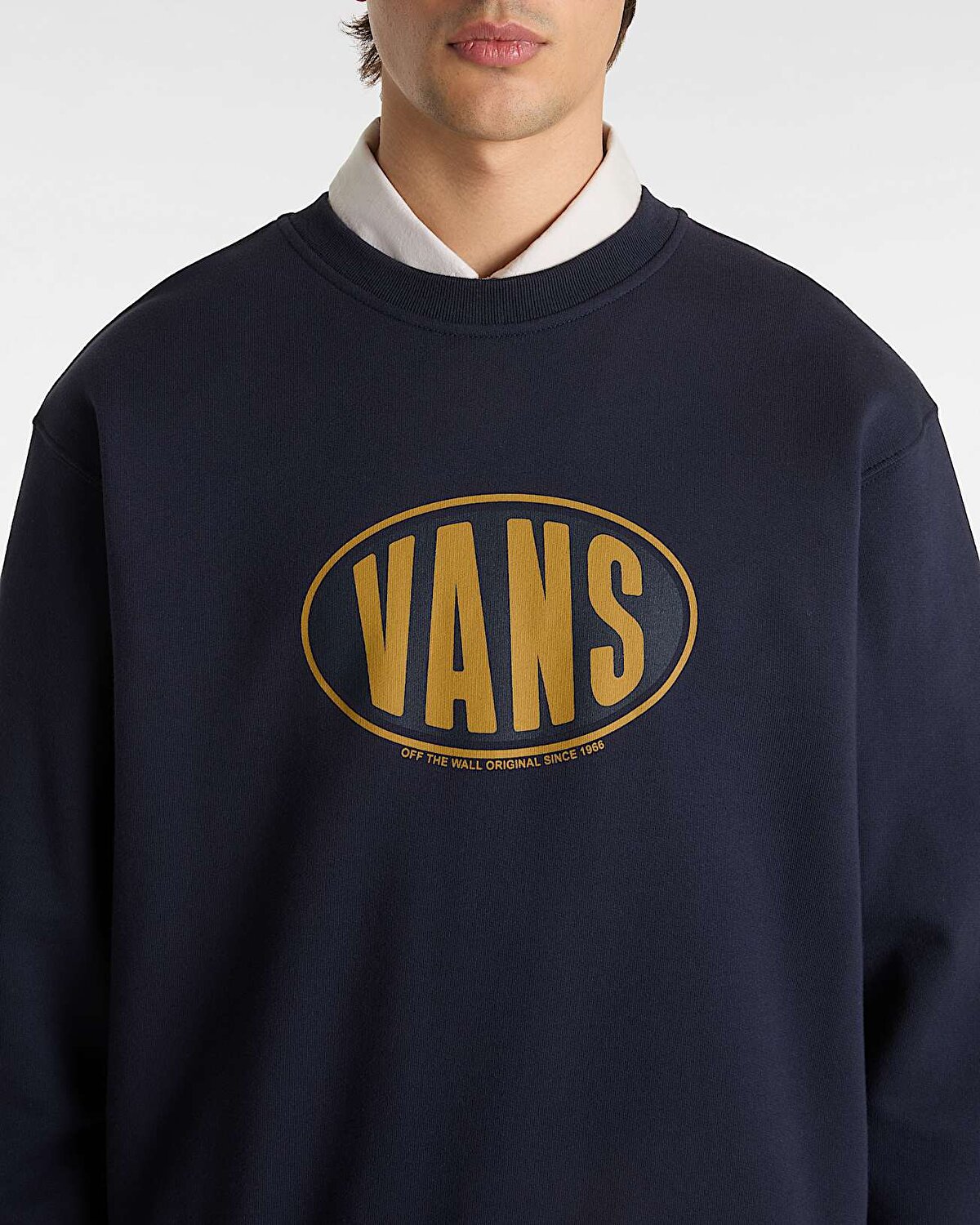 SPRAY ON LOOSE CREW SWEATSHIRT