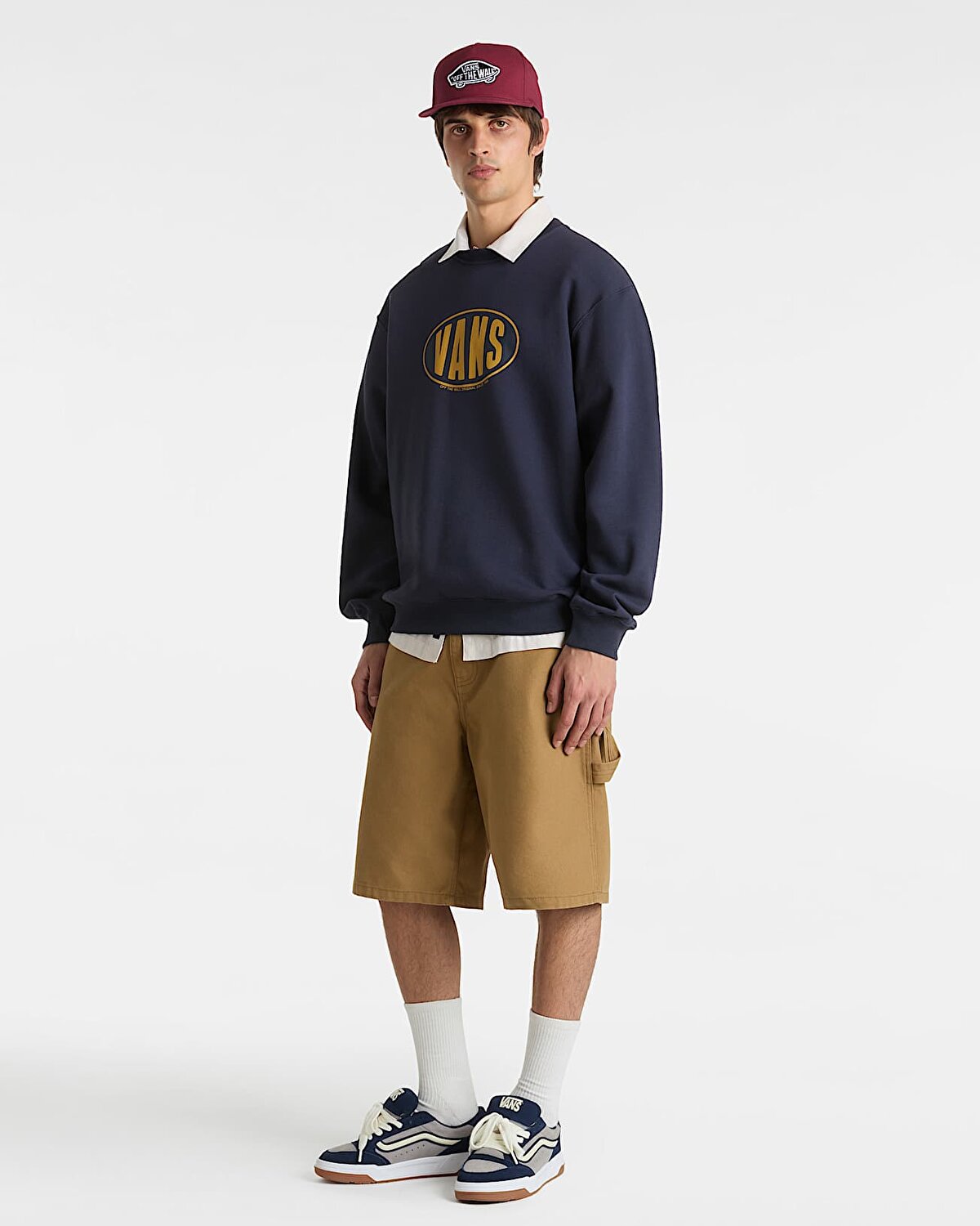 SPRAY ON LOOSE CREW SWEATSHIRT