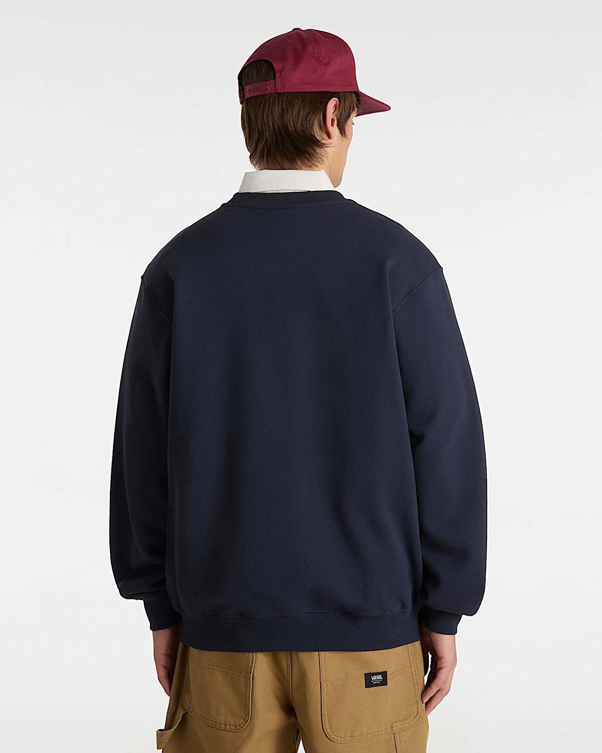 SPRAY ON LOOSE CREW SWEATSHIRT