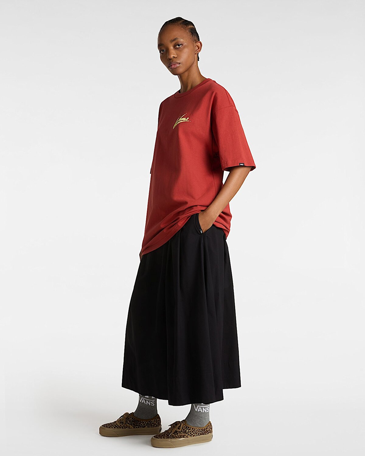 BRUSH SCRIPT LOOSE TİŞÖRT