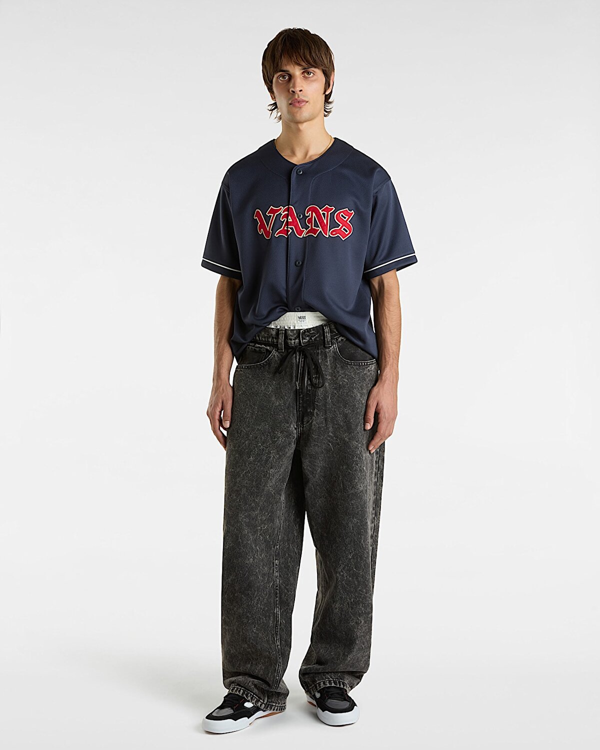 CHECK-5 BAGGY DENIM PANTOLON