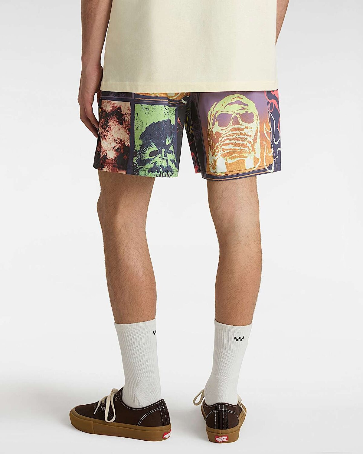 PRIMARY CRAZY PRINT LOOSE ELASTIC ŞORT