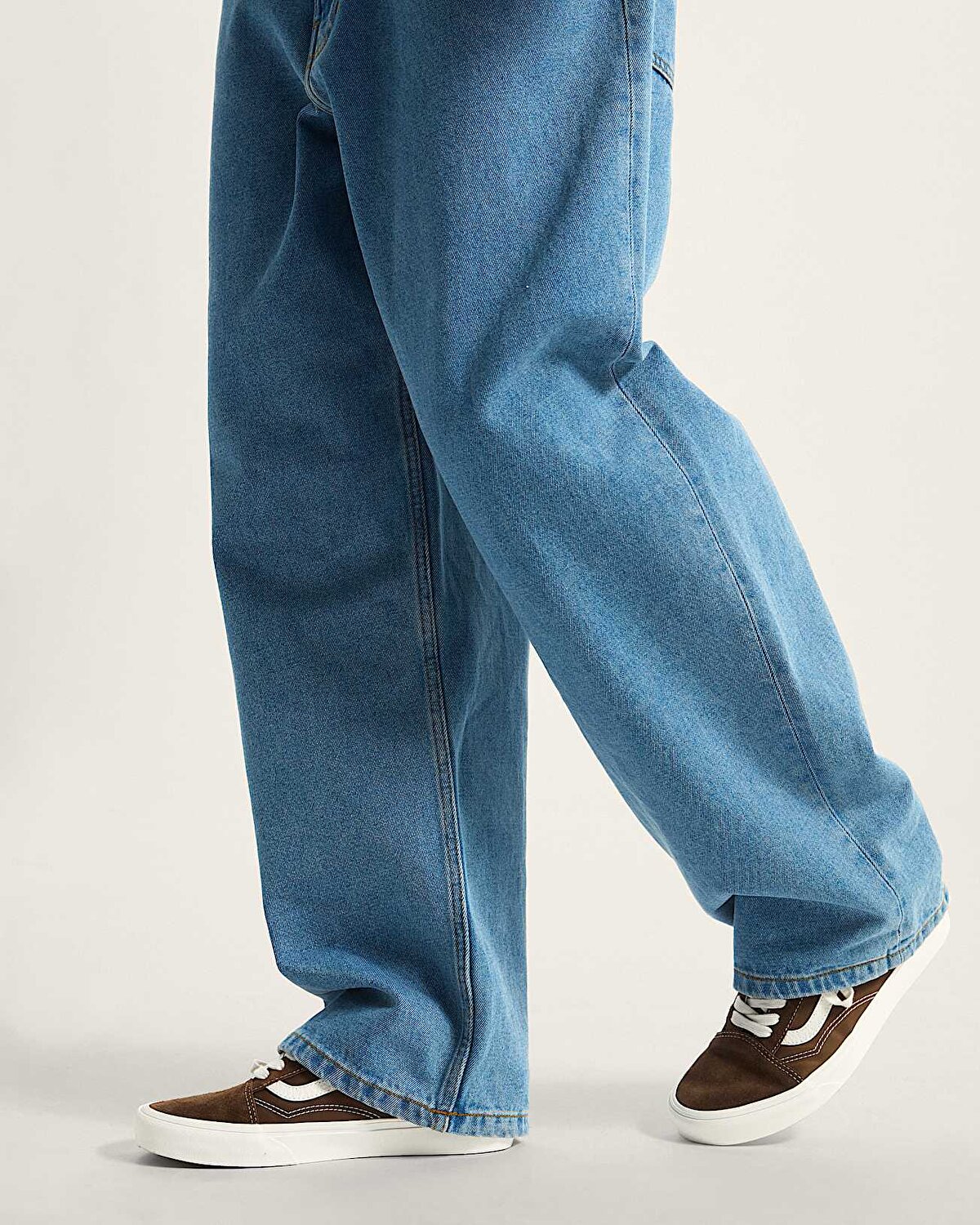 CHECK-5 BAGGY DENIM PANTOLON
