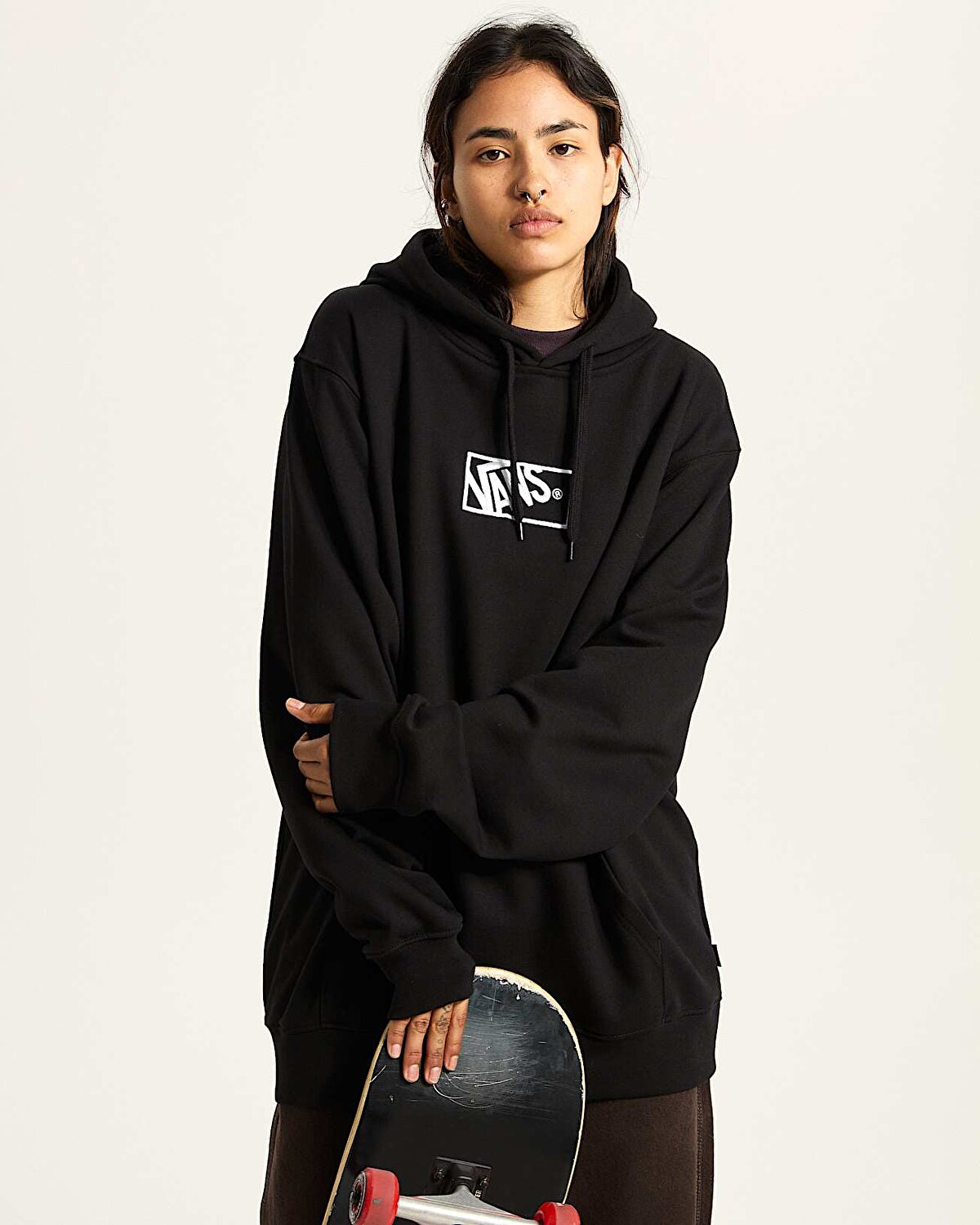 BLOCKED BOX KAPÜŞONLU ÜST