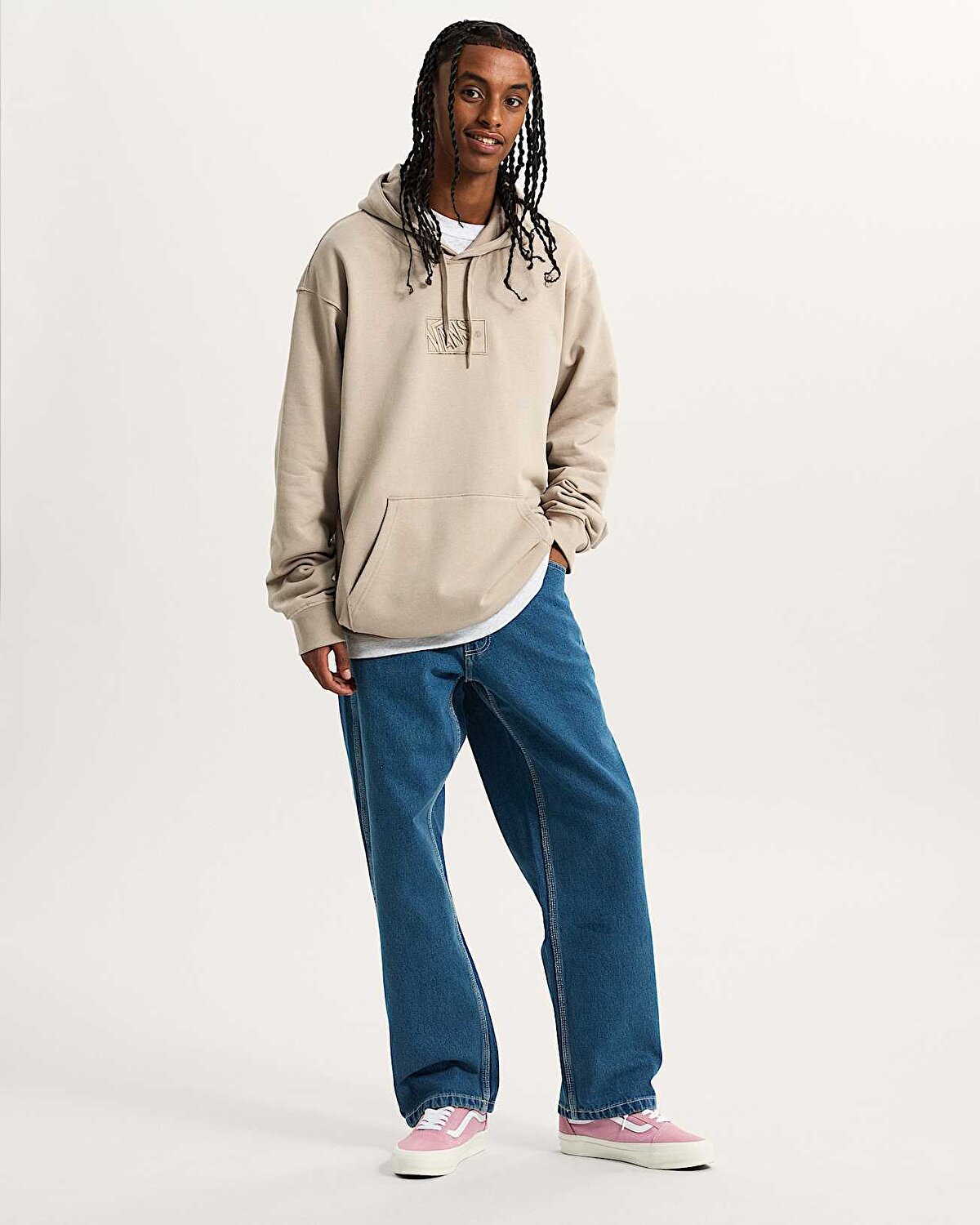 BLOCKED BOX KAPÜŞONLU ÜST