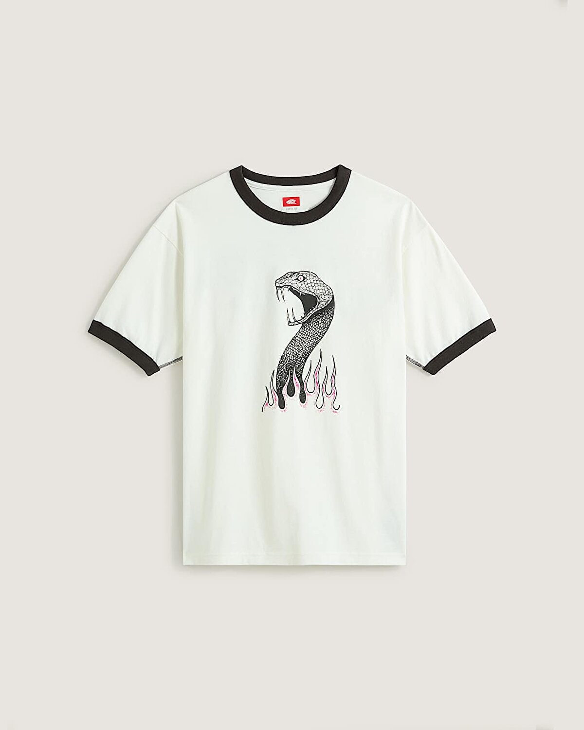 SKATE MIKE G SNAKE FLAME RINGER TİŞÖRT