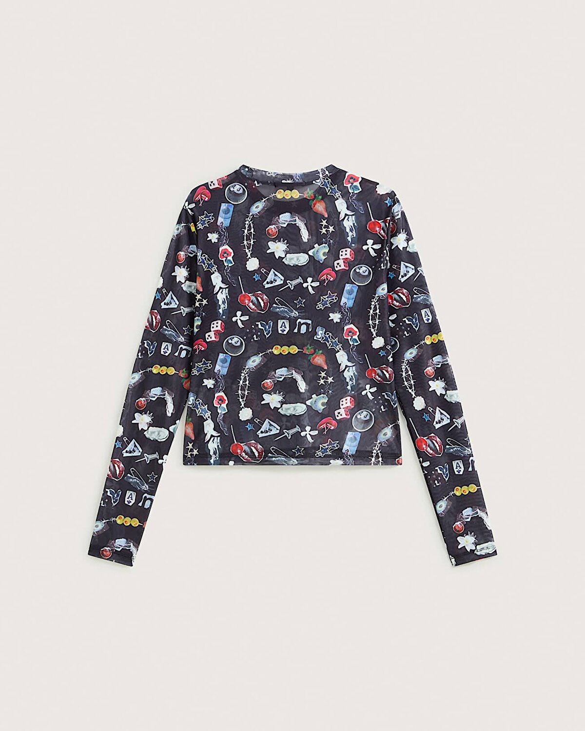 LUDLOW MESH UZUN KOLLU BLUZ