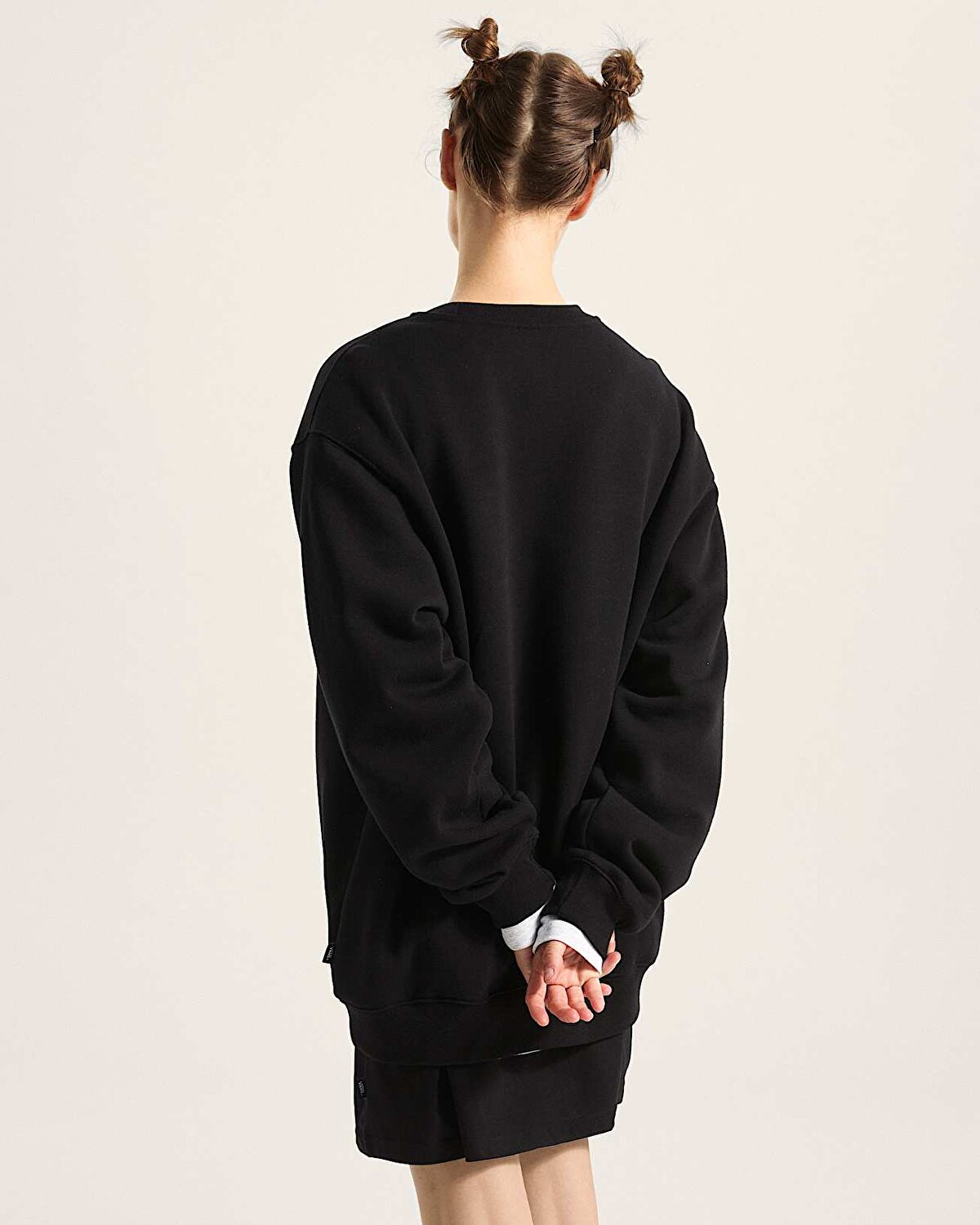 LEFT CHEST II LOOSE CREW SWEATSHIRT