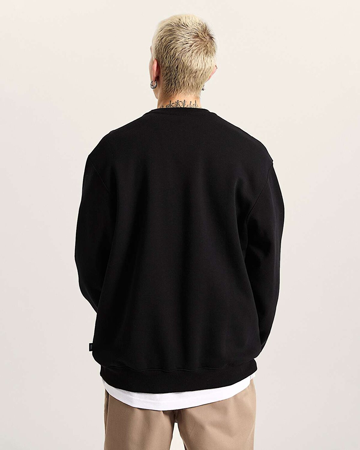 LEFT CHEST II LOOSE CREW SWEATSHIRT