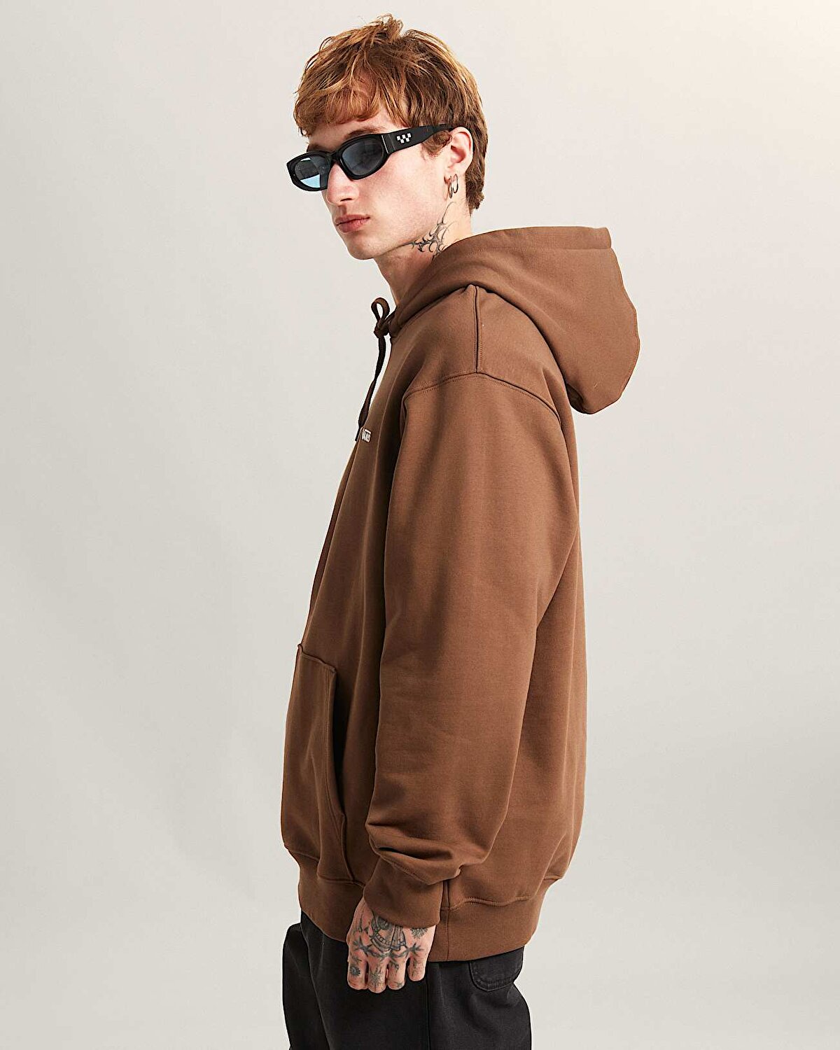 LEFT CHEST II LOOSE KAPÜŞONLU ÜST