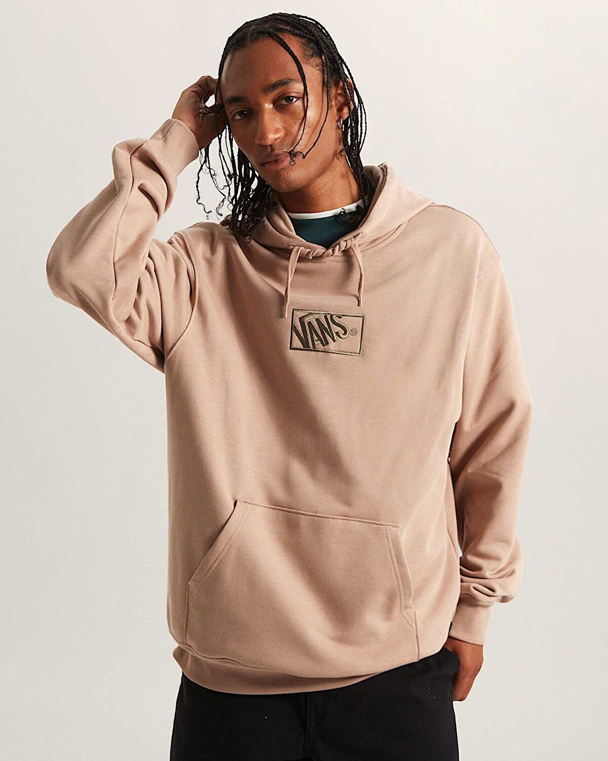 BLOCKED BOX KAPÜŞONLU ÜST