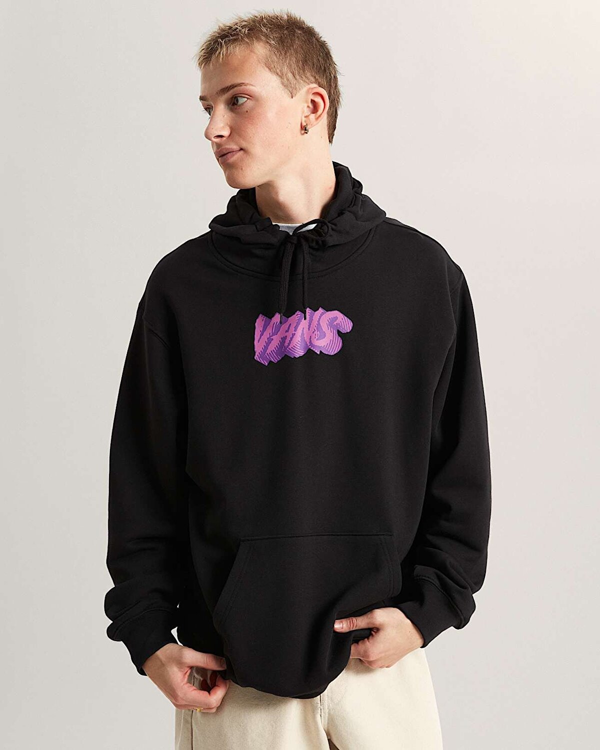 STONE SWIRL LOOSE KAPÜŞONLU ÜST