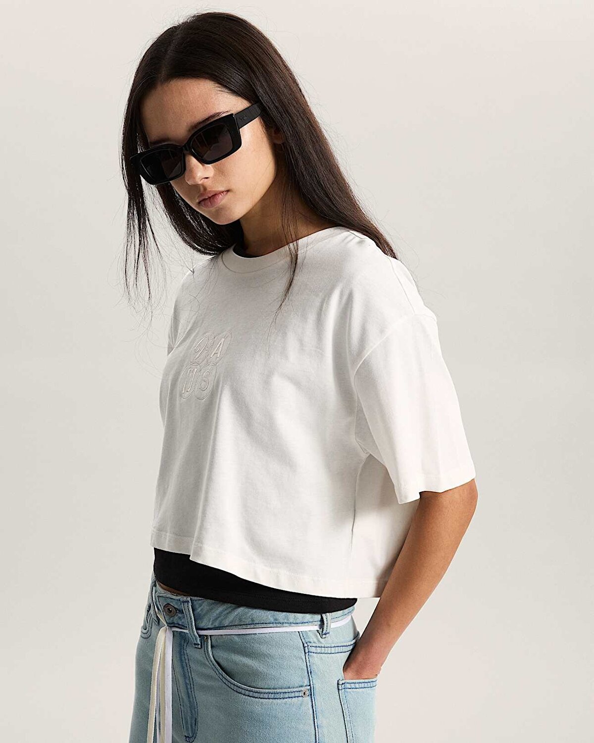 ELLIPSE  RELAX CROP TİŞÖRT