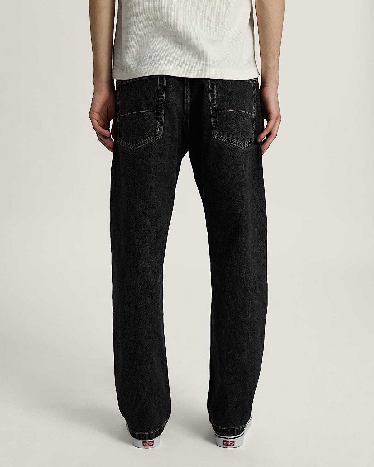 CHECK 5 STRAIGHT DENIM PANTOLON