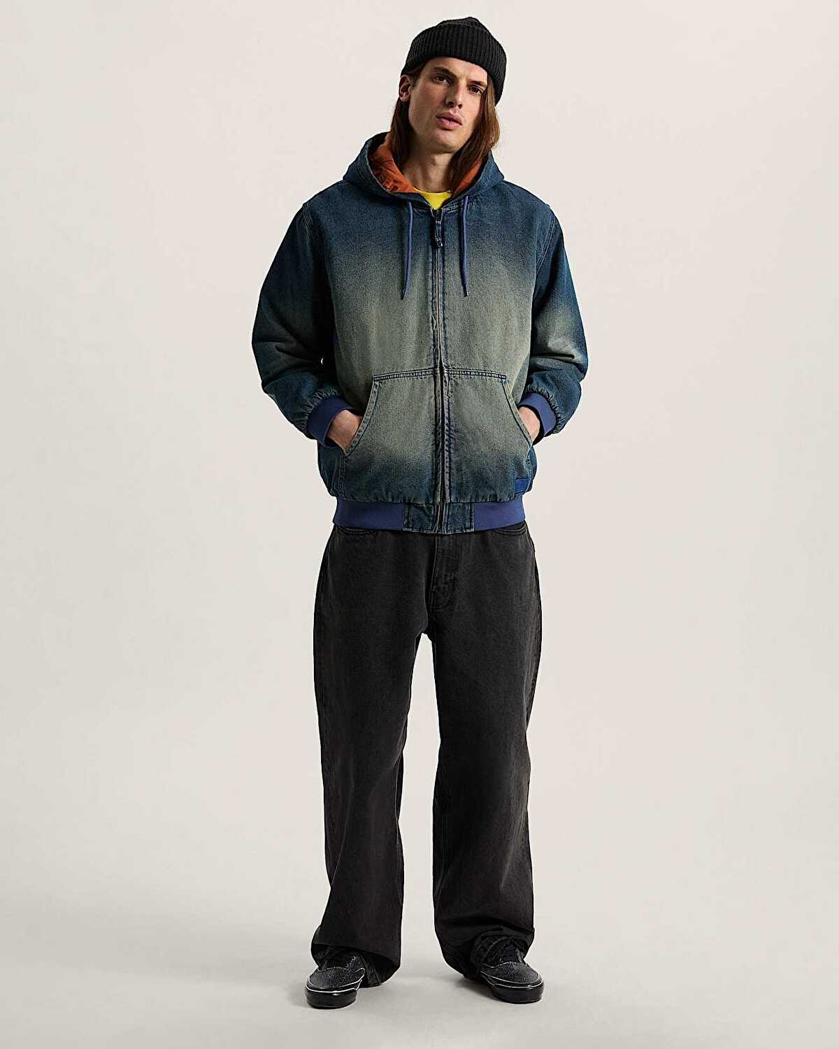 ELI WORKWEAR DENIM FERMUARLI CEKET