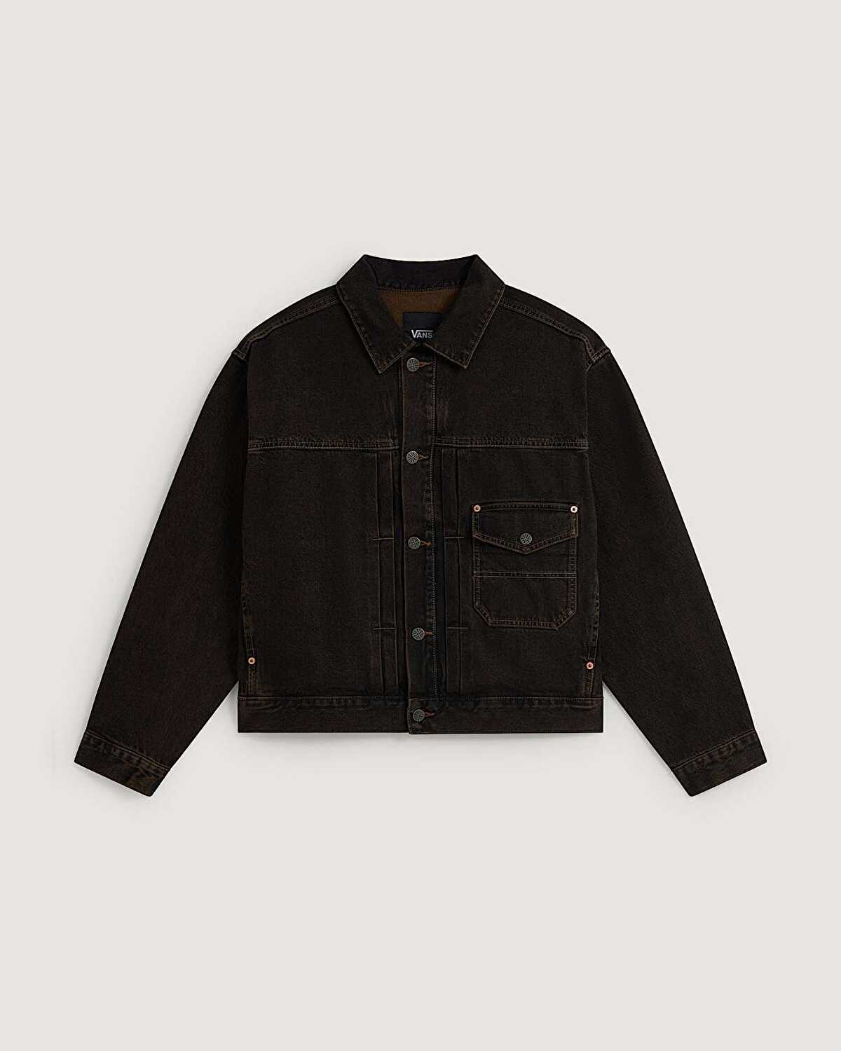 CHECK 5 DENIM TRUCKER CEKET