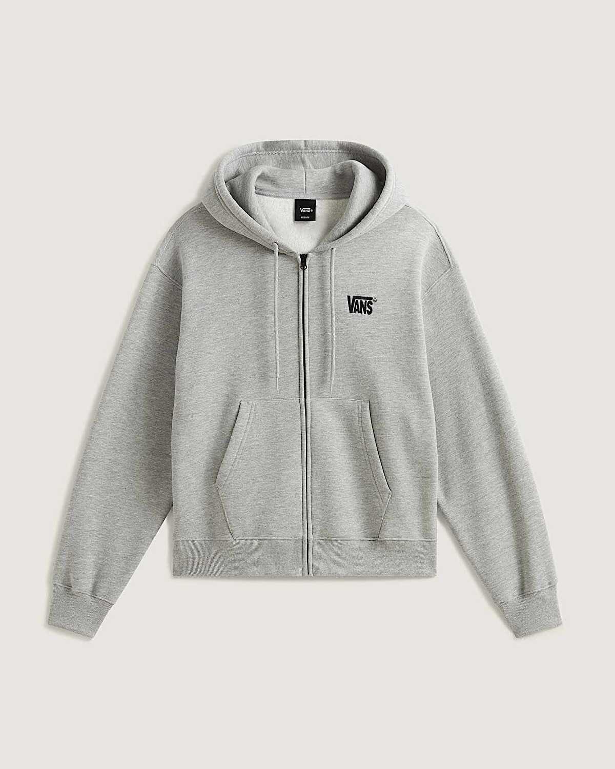 STRETCH LOGO FERMUARLU SWEATSHIRT