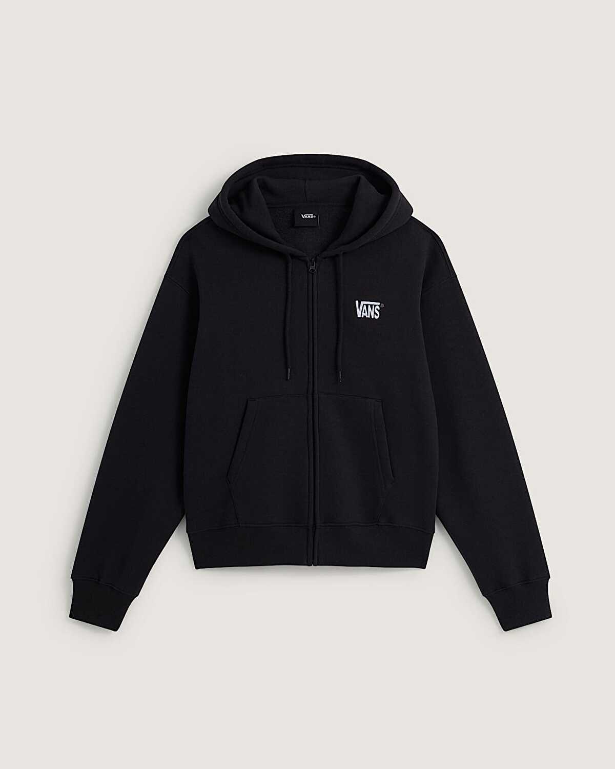 STRETCH LOGO FERMUARLU SWEATSHIRT