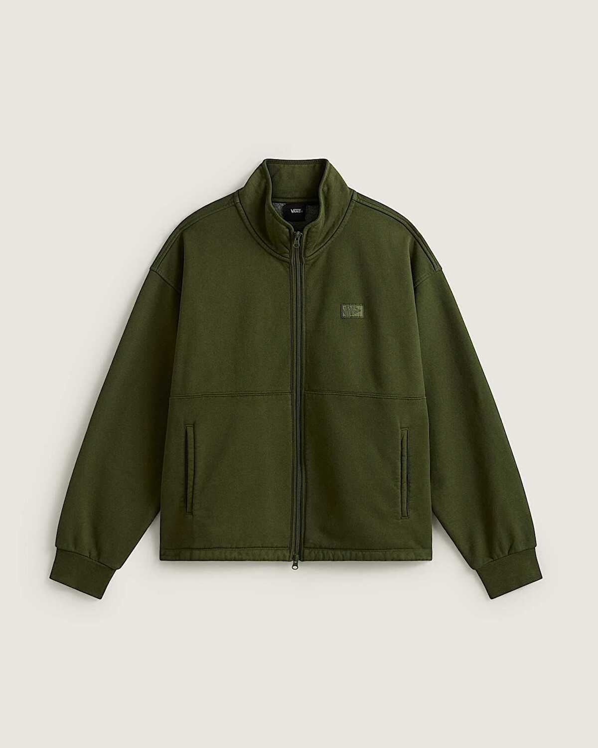 MOCK NECK FERMUARLI SWEATSHIRT