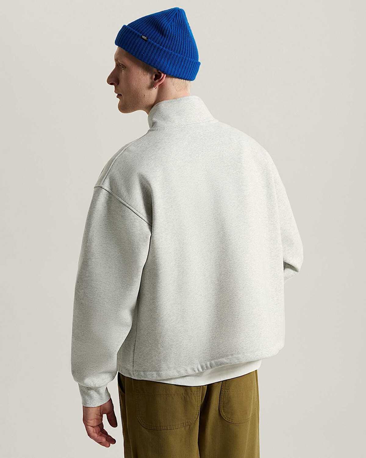 MOCK NECK FERMUARLI SWEATSHIRT