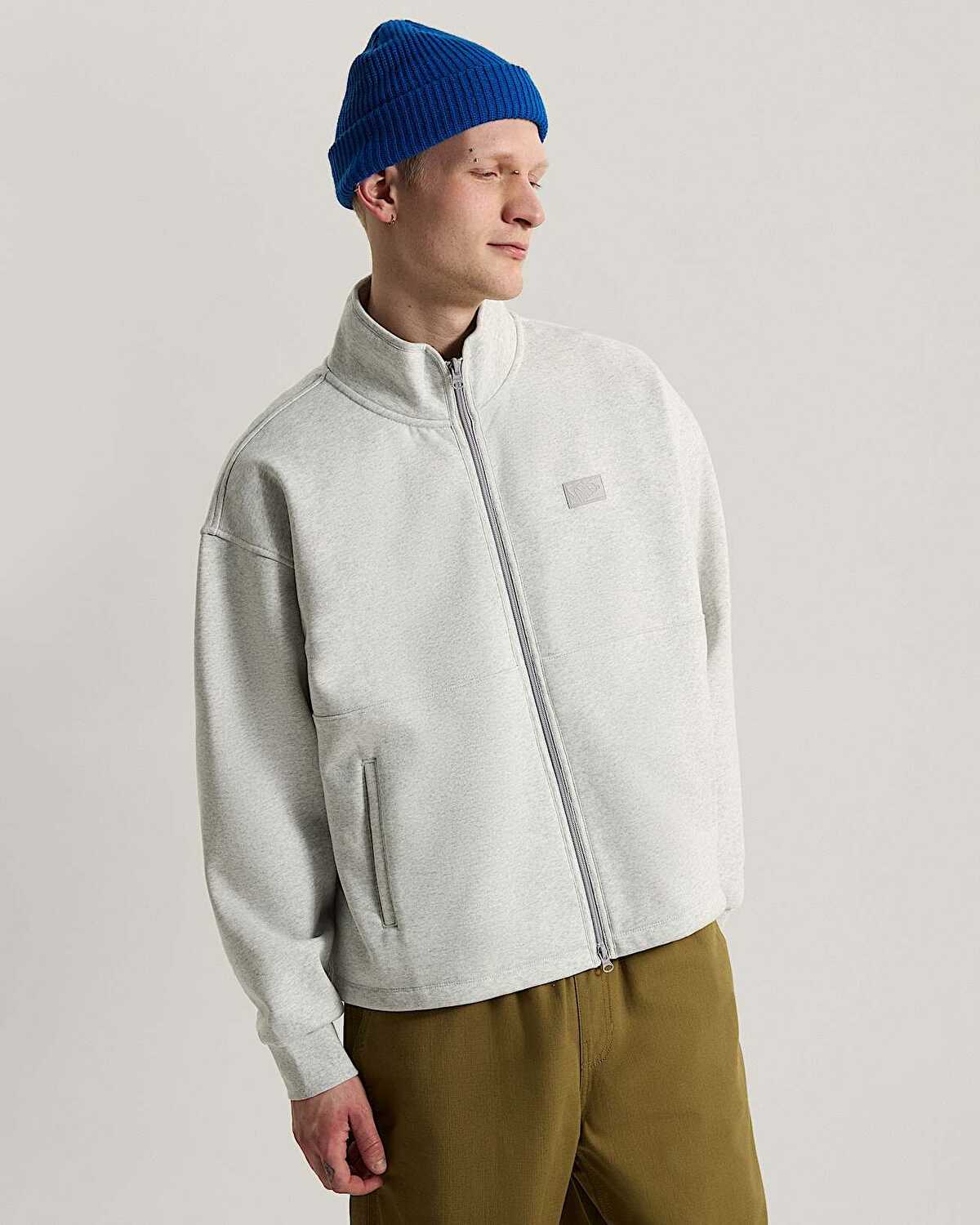 MOCK NECK FERMUARLI SWEATSHIRT