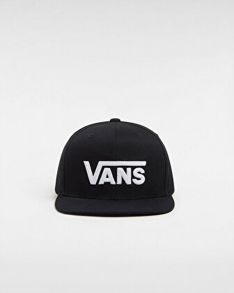 ÇOCUK DROP V SNAPBACK ŞAPKA (8-14+ YAŞ) Black/White