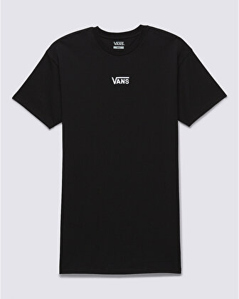 CENTER VEE TİŞÖRT ELBİSE Black