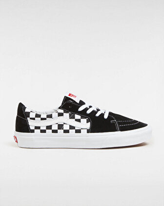 KANVAS/SÜET SK8-LOW AYAKKABI (Canvas/Suede) Black/Checkerboard
