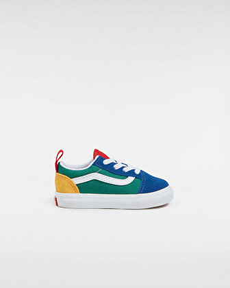 KÜÇÜK ÇOCUK VANS YACHT CLUB OLD SKOOL ELASTIC LACE AYAKKABI (1-4 YAŞ) (Vans Yacht Club) Blue/Gr
