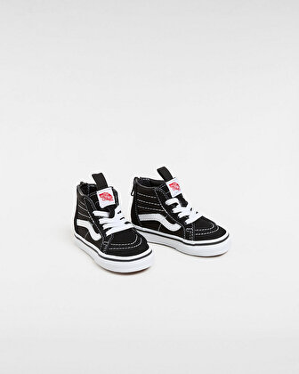 Toddler black and white vans outlet