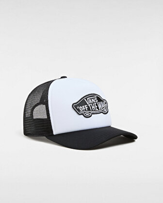 CLASSIC PATCH CURVED BILL TRUCKER ŞAPKA Black/White
