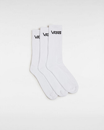 CLASSIC UZUN ÇORAP (3 ÇİFT) White