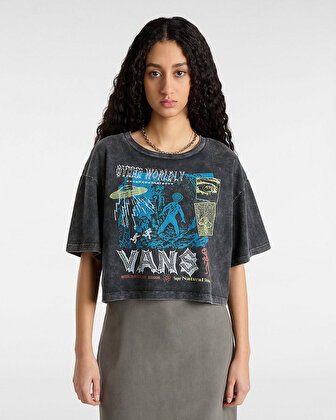 VANS SUPER NATURAL RELAX CROP TİŞÖRT Black