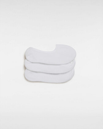 CLASSIC GÖRÜNMEYEN ÇORAP (3 ÇİFT) White