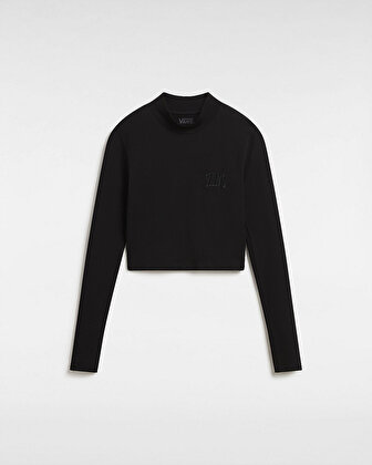 MINI BALIKÇI YAKA UZUN KOLLU TİŞÖRT Black