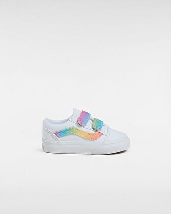 KÜÇÜK ÇOCUK OLD SKOOL CIRTCIRTLI AYAKKABI (1-4 YAŞ) True White/Multi
