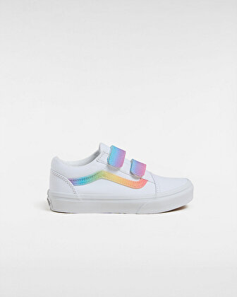 ÇOCUK OLD SKOOL CIRTCIRTLI AYAKKABI (4-8 YAŞ) True White/Multi