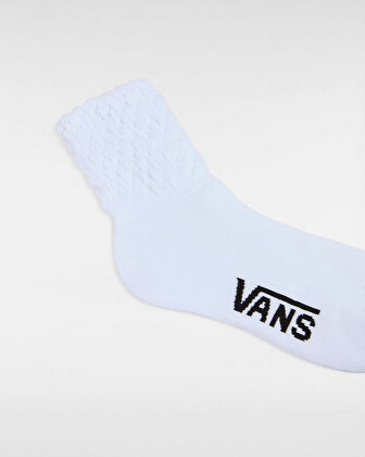 VANS SCRUNCH CREW ÇORAP (1 ÇİFT) White