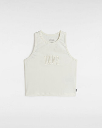 VARSITY RACER TANK Marshmallow