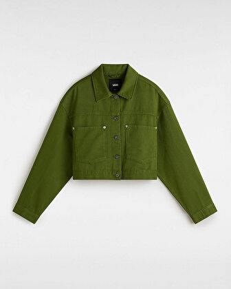 RAYNES CROP TRUCKER MONT Pesto