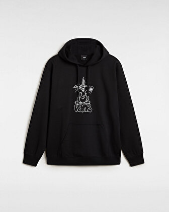 CRAZY EDDY 66 LOOSE PULLOVER KAPÜŞONLU ÜST Black